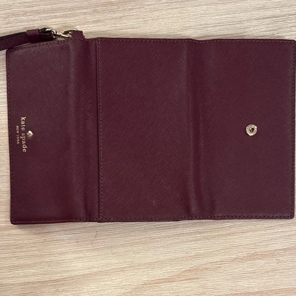 Kate Spade Plum Wristlet Clutch - Picture 3 of 3